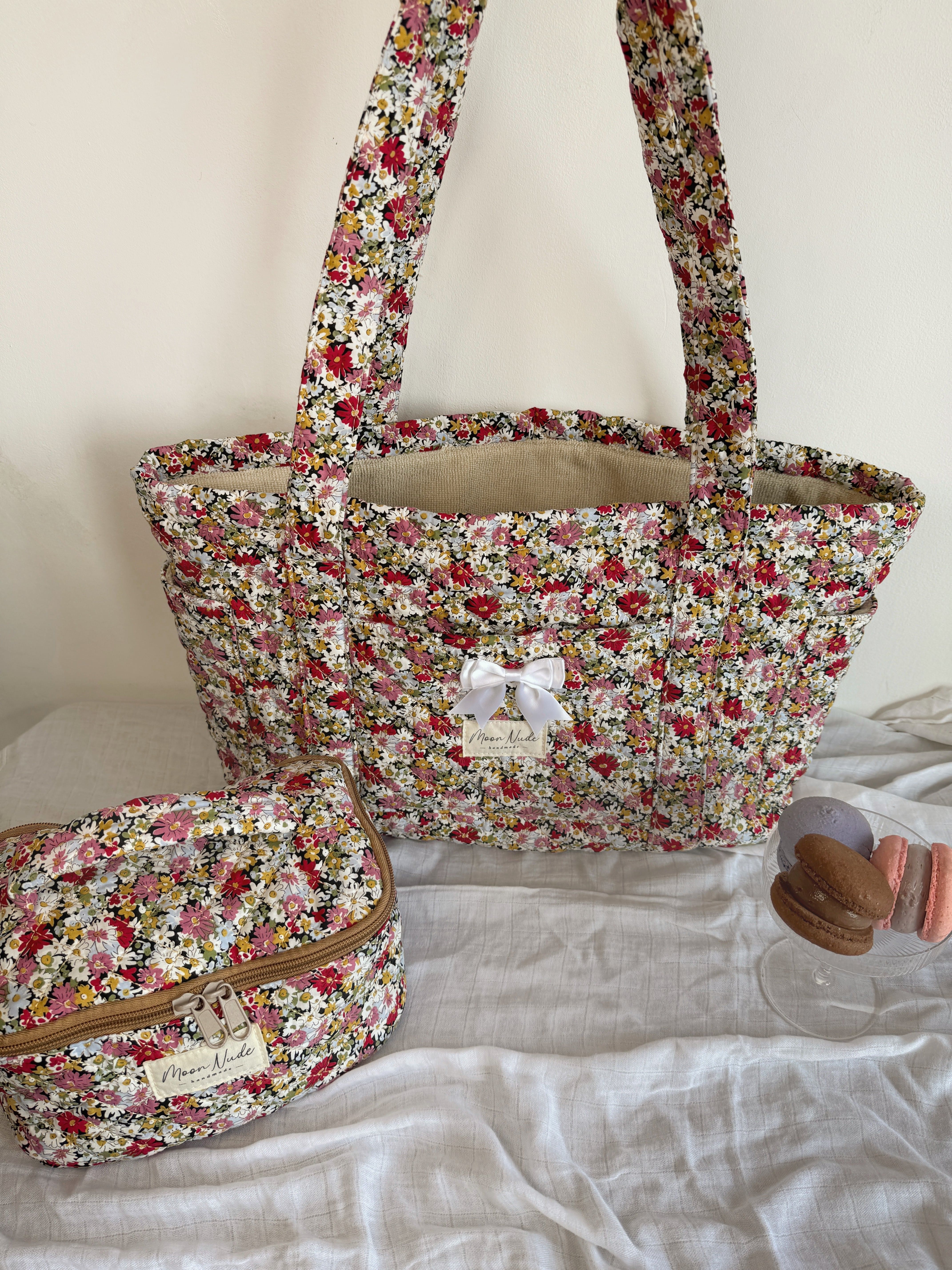 Moon Nude Autumn Tote Bag