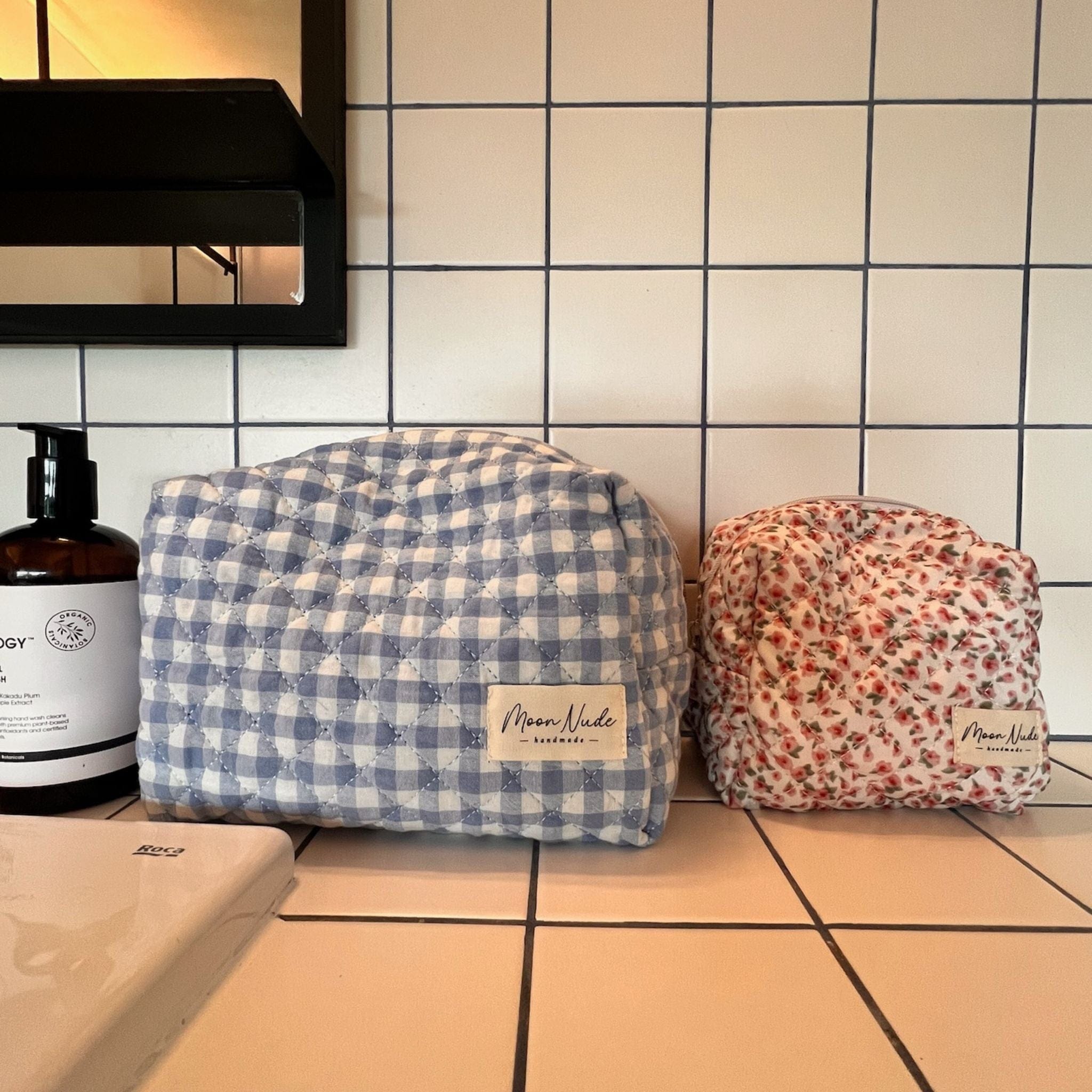 Moon Nude Azure Large Makeup Bag