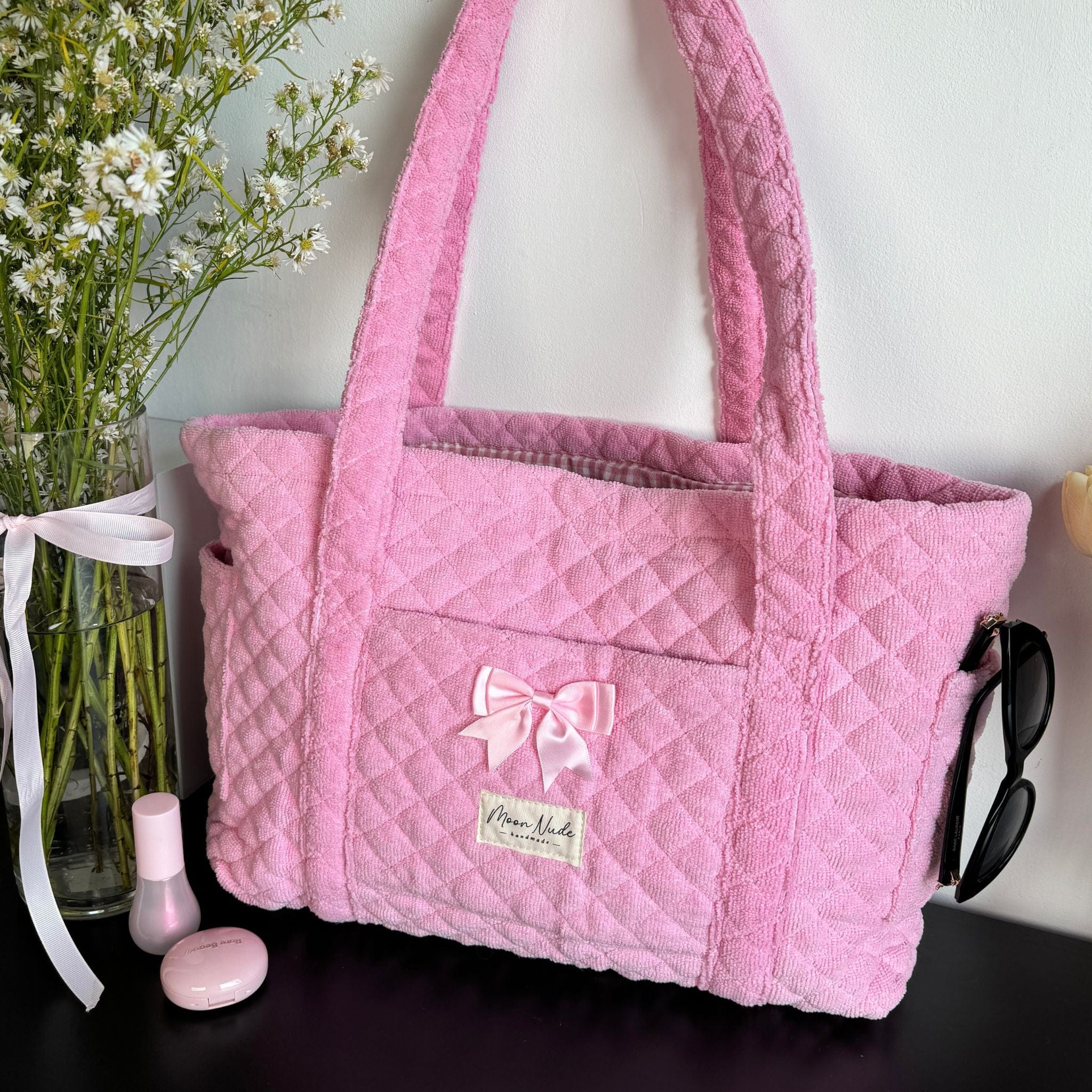 Moon Nude Candy Tote Bag Zipper