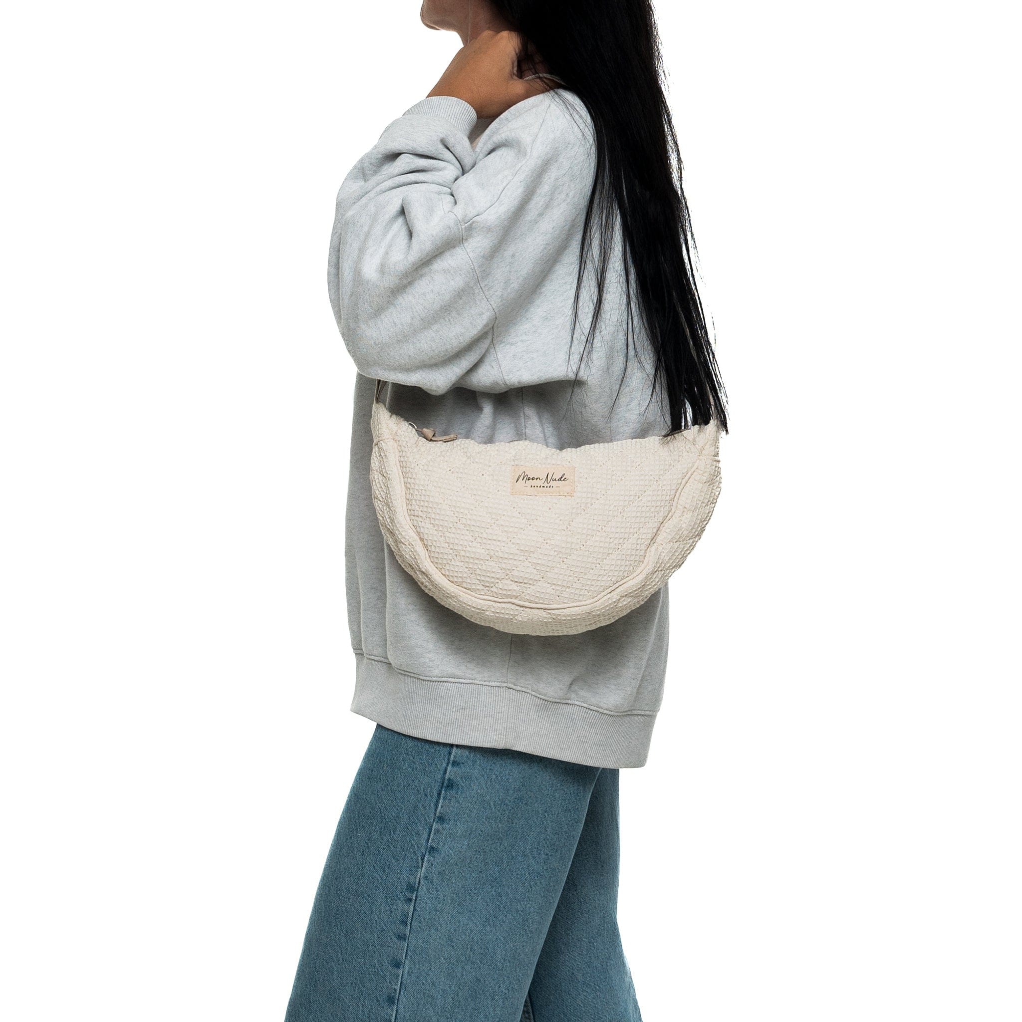 Moon Nude Cream Mini Shoulder Bag