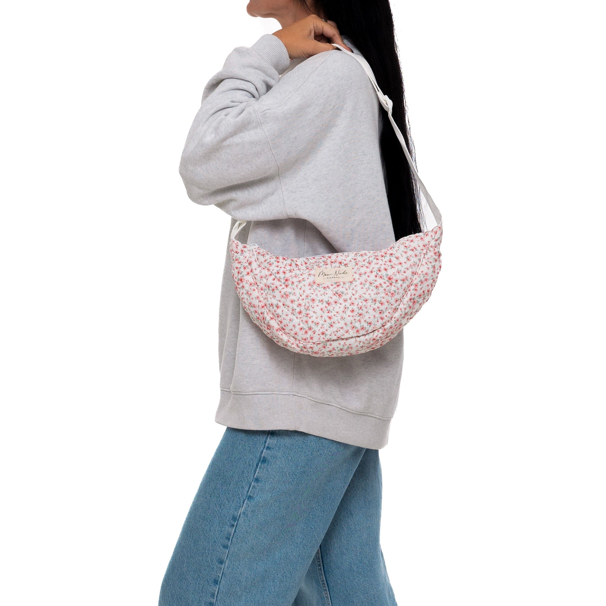 Moon Nude Peony Mini Shoulder Bag