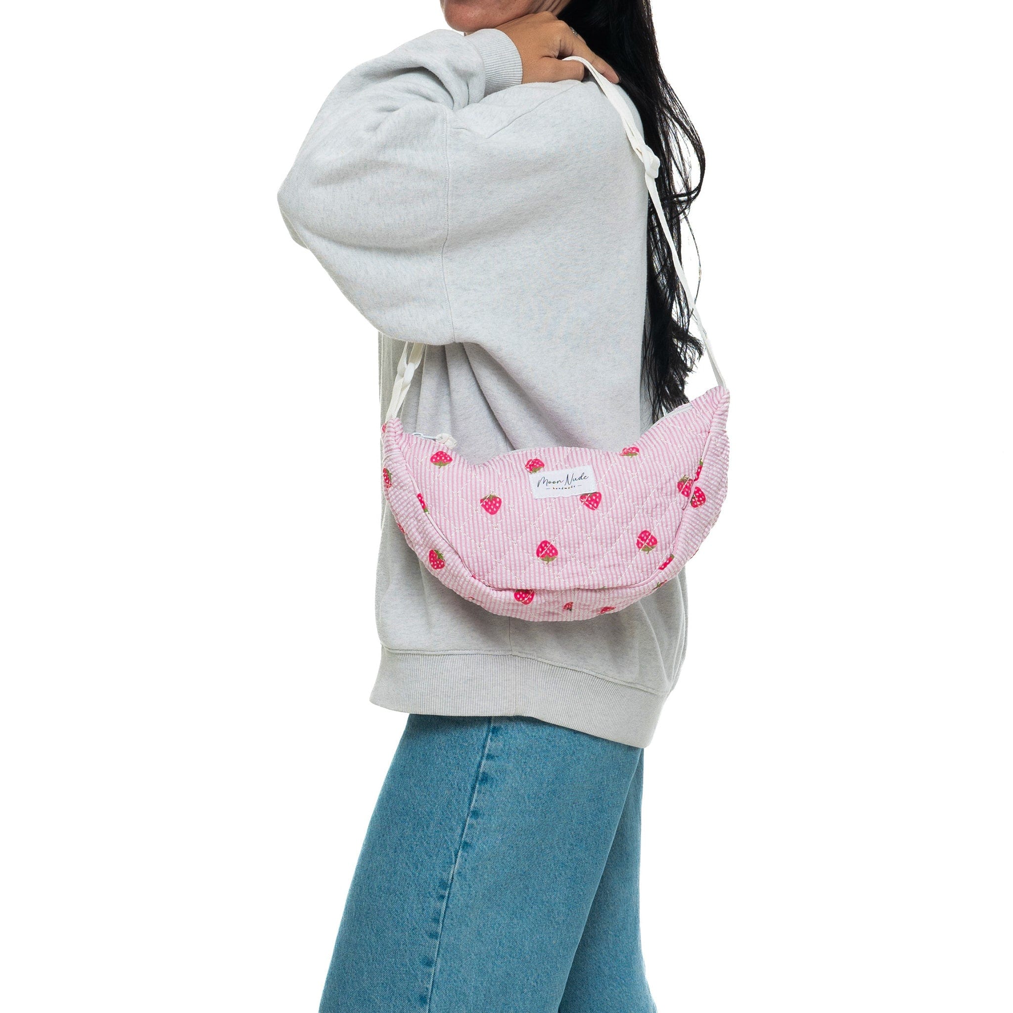 Moon Nude Strawberry Mini Shoulder Bag