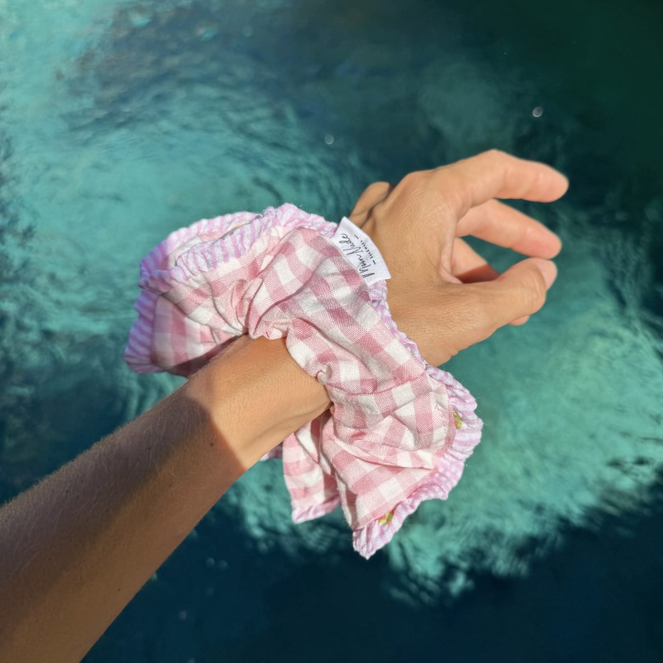 Moon Nude Strawberry Scrunchie
