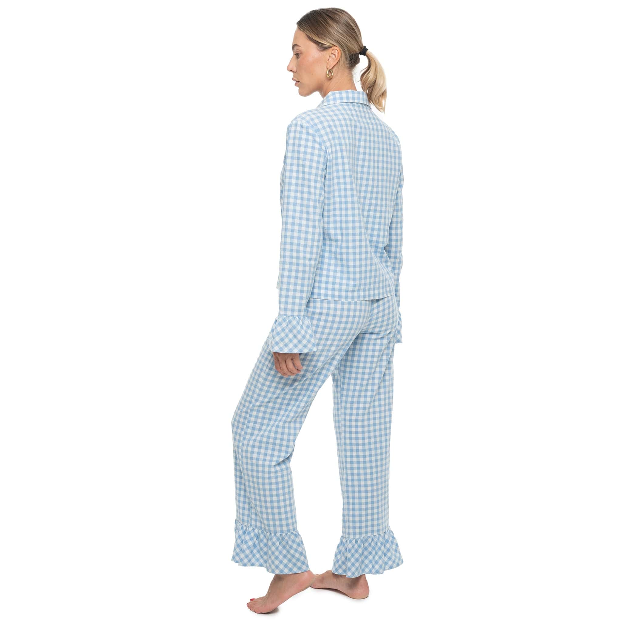 Moon Nude Azure Long Pajama Top