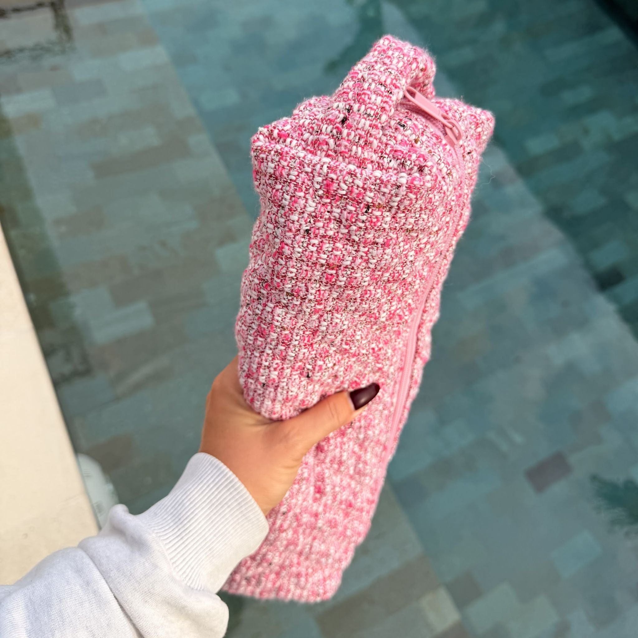 Moon Nude Camellia Hair Tool Bag