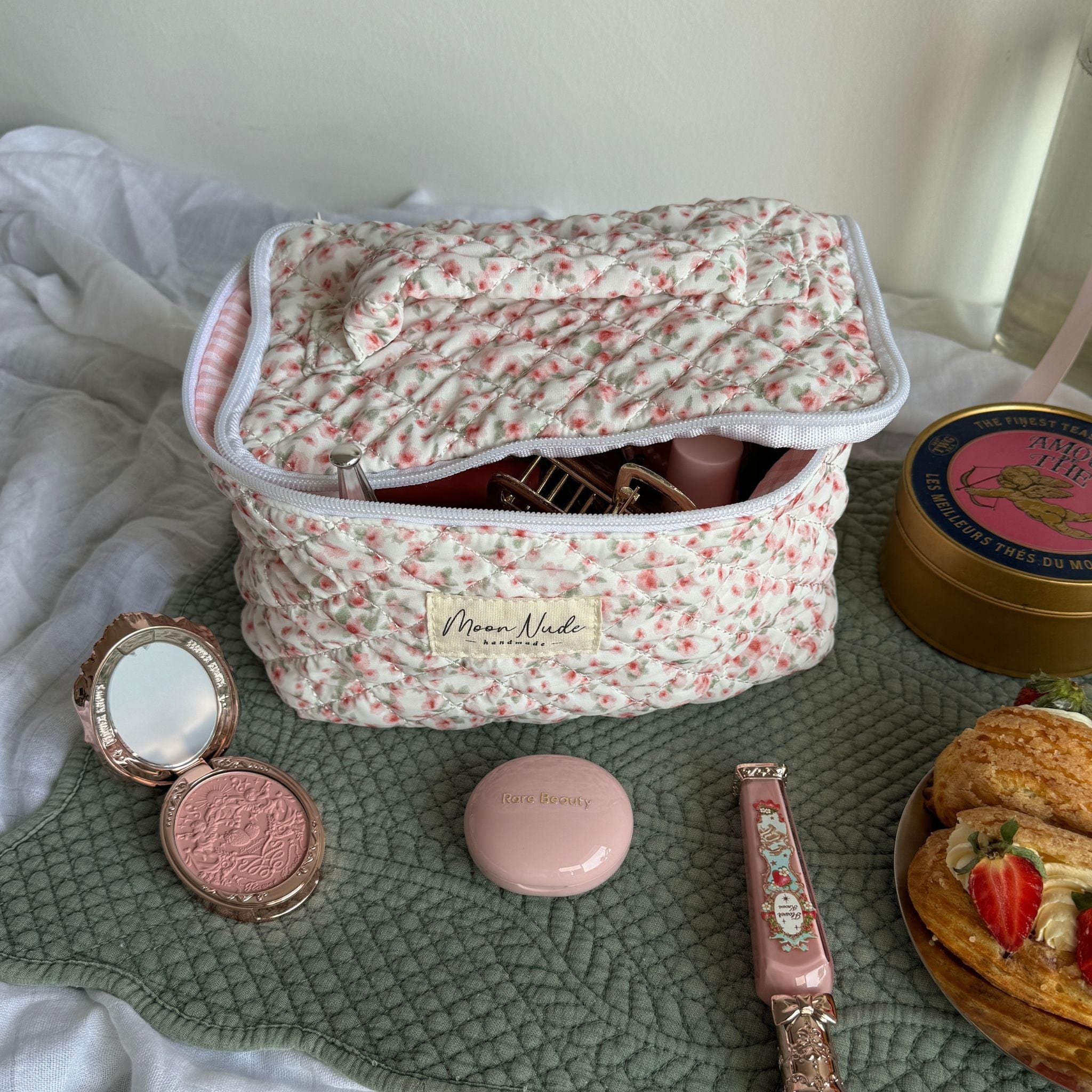 Moon Nude Peony Vanity Bag