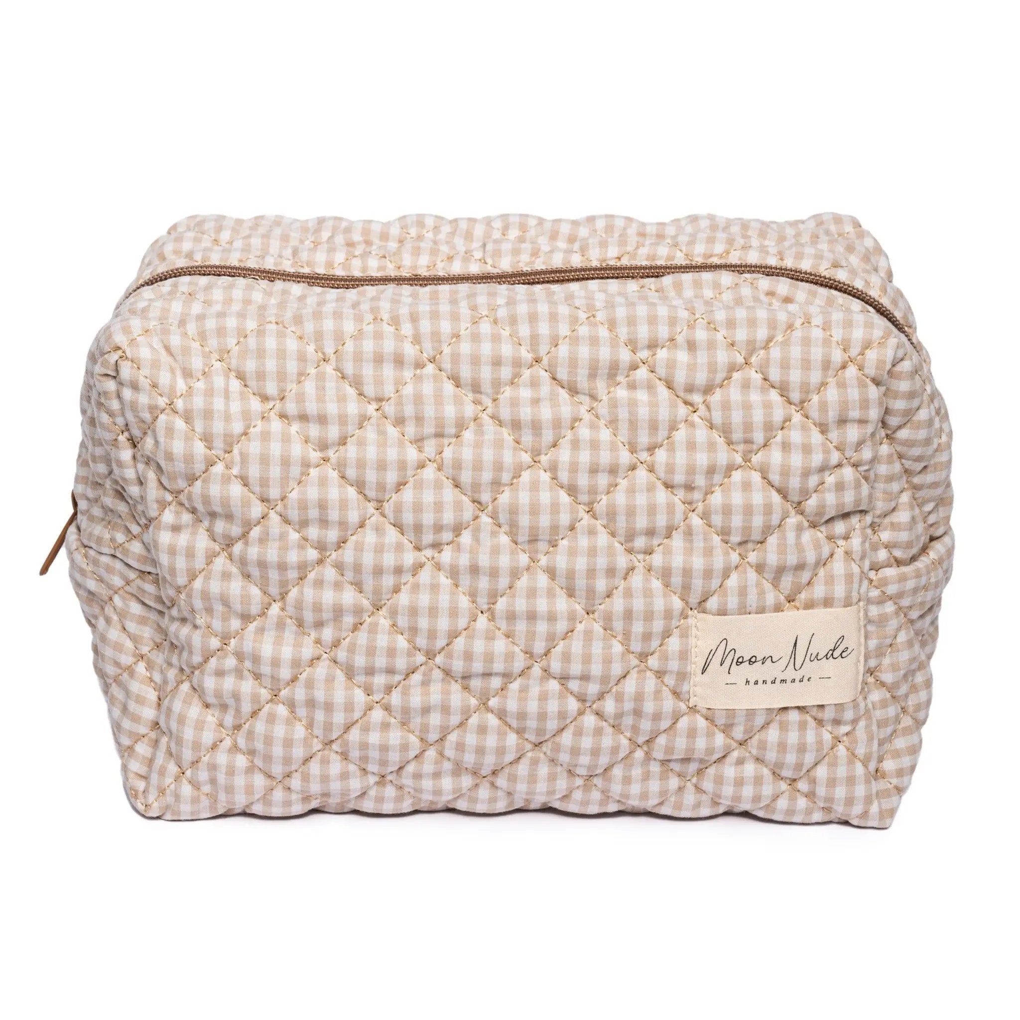 Nude Large Makeup Bag